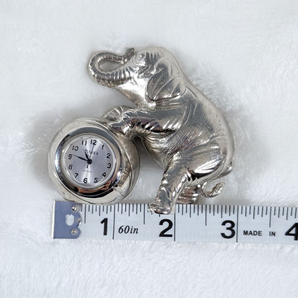 Timex Elephant Mini Clock (Untested) - Picture 8 of 8